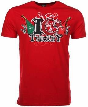 Local Fanatic T-shirt Korte Mouw I Love Turkey