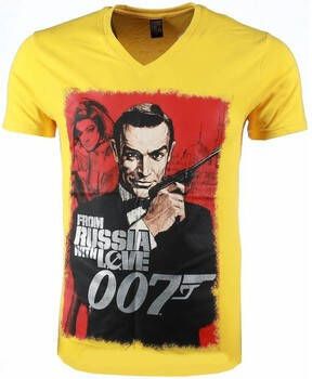 Local Fanatic T-shirt Korte Mouw James Bond From Russia Print