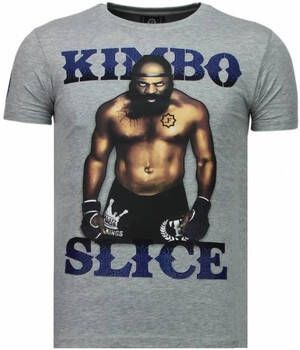Local Fanatic T-shirt Korte Mouw Kimbo Slice Rhinestone