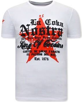 Local Fanatic T-shirt Korte Mouw King Of Cocaines La Coka Nostra