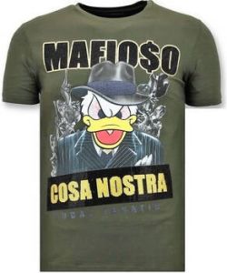 Local Fanatic T-shirt Korte Mouw Luxe Cosa Nostra Mafioso