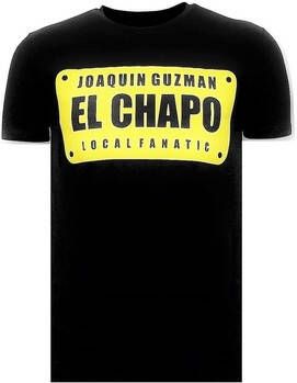 Local Fanatic T-shirt Korte Mouw Luxe Joaquin Guzman El Chapo