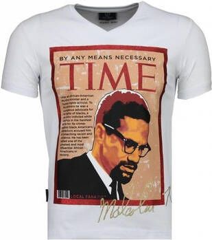 Local Fanatic T-shirt Korte Mouw Malcolm X