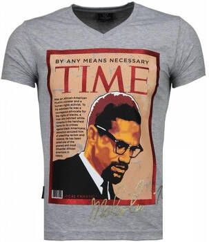 Local Fanatic T-shirt Korte Mouw Malcolm X