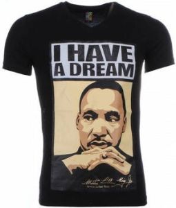 Local Fanatic T-shirt Korte Mouw Martin Luther King I Have A Dream