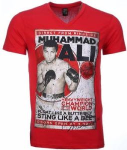 Local Fanatic T-shirt Korte Mouw Muhammad Ali Print
