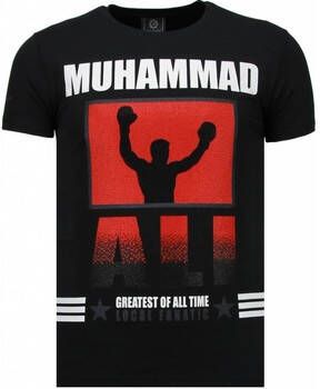 Local Fanatic T-shirt Korte Mouw Muhammad Ali Rhinestone