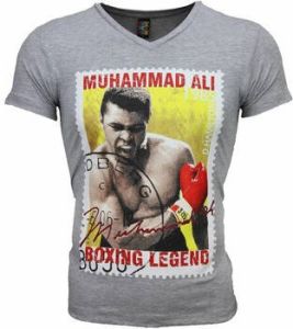 Local Fanatic T-shirt Korte Mouw Muhammad Ali Zegel Print