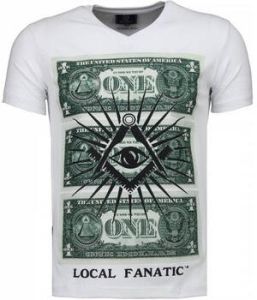 Local Fanatic T-shirt Korte Mouw One Dollar Eye
