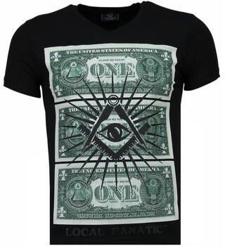 Local Fanatic T-shirt Korte Mouw One Dollar Eye