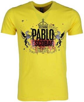 Local Fanatic T-shirt Korte Mouw Pablo Escobar Crime Boss