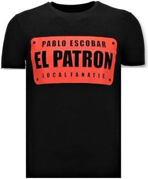 Local Fanatic T-shirt Korte Mouw Pablo Escobar El Patron