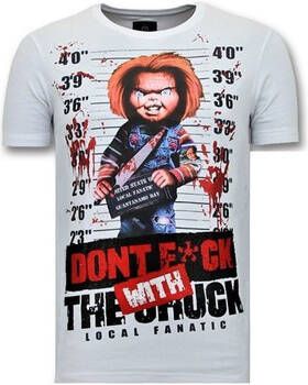 Local Fanatic T-shirt Korte Mouw Print Bloody Chucky Angry