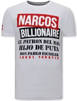 Local Fanatic T-shirt Korte Mouw Print Narcos