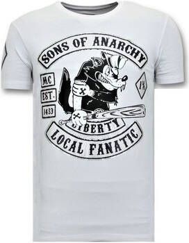 Local Fanatic T-shirt Korte Mouw Print Sons Of Anarchy MC
