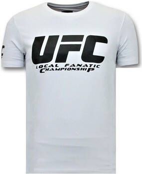 Local Fanatic T-shirt Korte Mouw Print UFC Championship