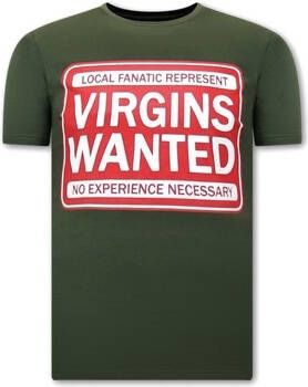 Local Fanatic T-shirt Korte Mouw Print Virgins Wanted