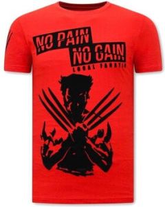 Local Fanatic T-shirt Korte Mouw Print Wolverine X Man