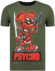 Local Fanatic T-shirt Korte Mouw Psycho Mouse Party G