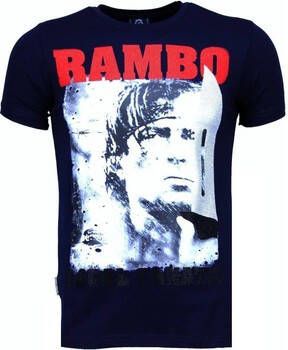 Local Fanatic T-shirt Korte Mouw Rambo Rhinestone
