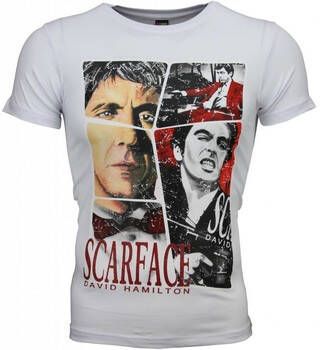 Local Fanatic T-shirt Korte Mouw Scarface Frame Print