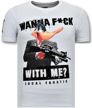 Local Fanatic T-shirt Korte Mouw Shooting Duck Gun