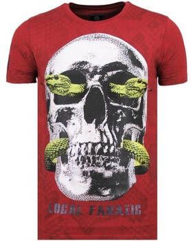 Local Fanatic T-shirt Korte Mouw Skull Snake B
