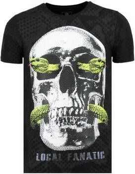 Local Fanatic T-shirt Korte Mouw Skull Snake Vette Z