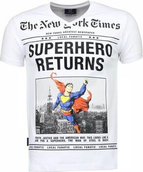 Local Fanatic T-shirt Korte Mouw SuperHero Returns