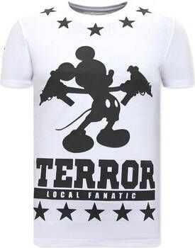 Local Fanatic T-shirt Korte Mouw Terror Mouse