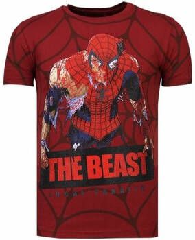 Local Fanatic T-shirt Korte Mouw The Beast Spider Rhinestone