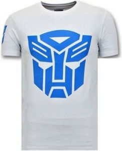 Local Fanatic T-shirt Korte Mouw Transformers Robots Print