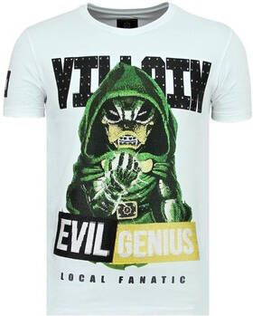 Local Fanatic T-shirt Korte Mouw Villain Duck Strakke W