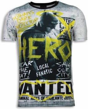 Local Fanatic T-shirt Korte Mouw Wanted Gothams Hero Digital