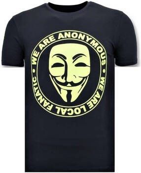 Local Fanatic T-shirt Korte Mouw We Are Anonymous