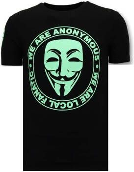 Local Fanatic T-shirt Korte Mouw We Are Anonymous