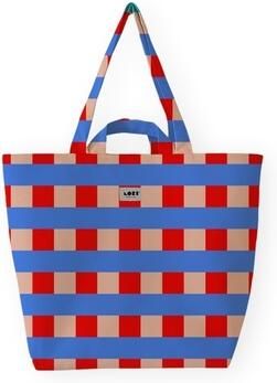 Lori Barcelona Boodschappentas Picnic Bag Pink Red