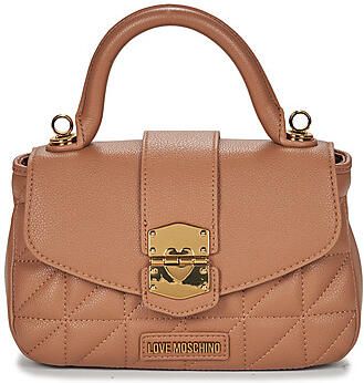 Love Moschino Satchels Click Heart in bruin