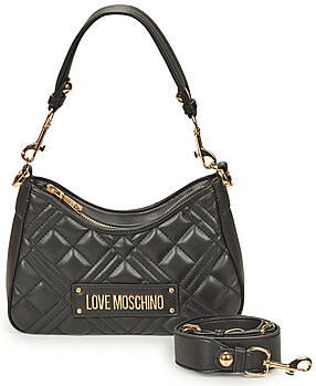 Love Moschino Zwarte Polyethyleen Handtas Elegant Ontwerp Vrouwen Black Dames - Foto 10