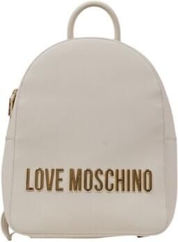 Love Moschino Moderne Polyurethaan Damesrugzak Collectie Beige Dames