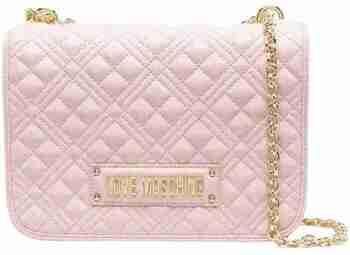 Moschino Love Gewatteerde Nude Schoudertas Pink Dames - Foto 4
