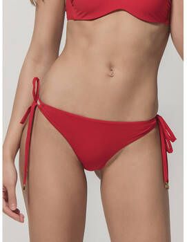 Luna Bikini Braziliaanse zwemkleding kousen Blue Sense Splendida rood