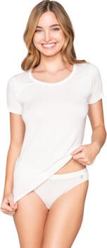 Luna Splendida T-shirt Korte Mouw T-shirt met slipe mouwen MICRO TOUCH COMFORT Splendida