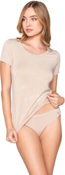 Luna Splendida T-shirt Korte Mouw T-shirt met slipe mouwen MICRO TOUCH COMFORT Splendida
