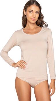 Luna Splendida T-Shirt Lange Mouw T-shirt met lange mouwen MICRO TOUCH COMFORT Splendida