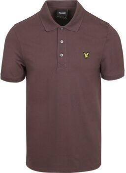 Lyle & Scott Polo Shirt Korte Mouw Lyle & Scott Polo Plain Espresso