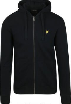 Lyle And Scott Sweater Lyle Scott Cardigan Zip Hood Dark Navy
