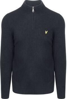 Lyle And Scott Sweater Lyle Scott Half Zip Pullover Lamswol Navy