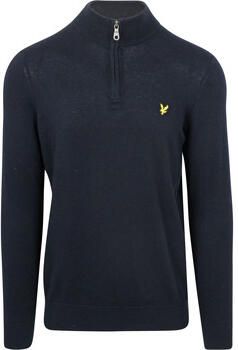 Lyle And Scott Sweater Lyle Scott Half Zip Pullover Merinowol Navy