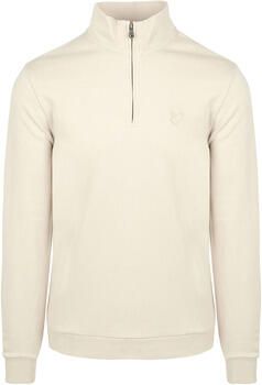 Lyle And Scott Sweater Lyle Scott Half Zip Pullover Tonal Ecru